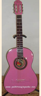 Guitarra económica modelo GTE sin curva de Paracho Vista 5